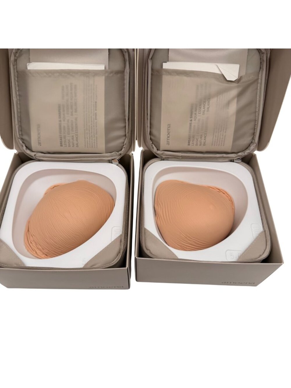 Amoena Natura Xtra Light 2SN Breast Form Size 5 Model 400 Silicone Germany